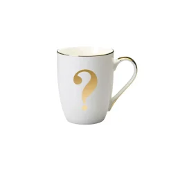 Tazze E Tazzine>Bitossi Home Mug Lettera ? H 10,3 O 8,2 Cm Decalcomania Oro