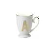 Tazze E Tazzine>Bitossi Home Mug Lettera A 11 O 8,7 Cm Decalcomania Oro