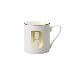 Tazze E Tazzine>Bitossi Home Mug Lettera B H 9,3 O 8,6 Cm Decalcomania Oro