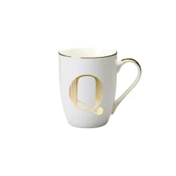 Tazze E Tazzine>Bitossi Home Mug Lettera Q H 10,3 O 8,2 Cm Decalcomania Oro