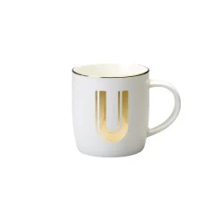 Tazze E Tazzine>Bitossi Home Mug Lettera U 8,6 O 9,2H Cm Decalcomania Oro