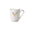Tazze E Tazzine>Bitossi Home Mug Lettera Y 10,3 O 8,2 Cm Decalcomania Oro