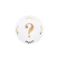 Accessori>Bitossi Home Piattino Lettera ? Decalcomania Oro