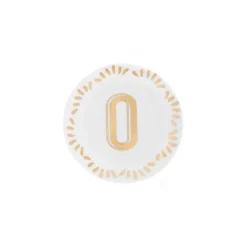 Accessori>Bitossi Home Piattino Lettera O Decalcomania Oro