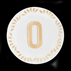 Accessori>Bitossi Home Piattino Lettera O Decalcomania Oro