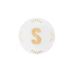 Accessori>Bitossi Home Piattino Lettera S Decalcomania Oro