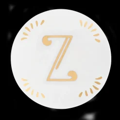 Accessori>Bitossi Home Piattino Lettera Z Decalcomania Oro