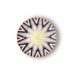 Piatti>Bitossi Home Piatto Dessert Folgore Decalcomania Oro