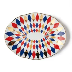 Piatti>Bitossi Home Piatto Portata Ovale Quadri