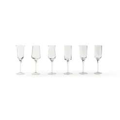 Bicchieri>Bitossi Home Set 6 Bicchieri Grappa Forme Assortite Trasparente