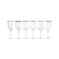 Bicchieri>Bitossi Home Set 6 Calici Forme Assortite Trasparente