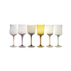 Bicchieri>Bitossi Home Set 6 Calici Forme Assortite Nuances Ambra/Rosa
