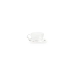Tazze E Teiere>Bitossi Home Set 6 Tazze Caffe C/Piatto Trasparente