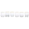 Bicchieri>Bitossi Home Set 6 Tumbler Forme Assortite Trasparente