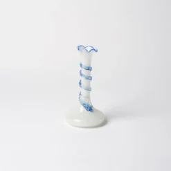 Vasi>Bitossi Home Vasetto Con Decoro Azzurro